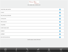 Tablet Screenshot of cadeau-deco-vendome.com